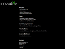 Tablet Screenshot of innovative-eye.ch